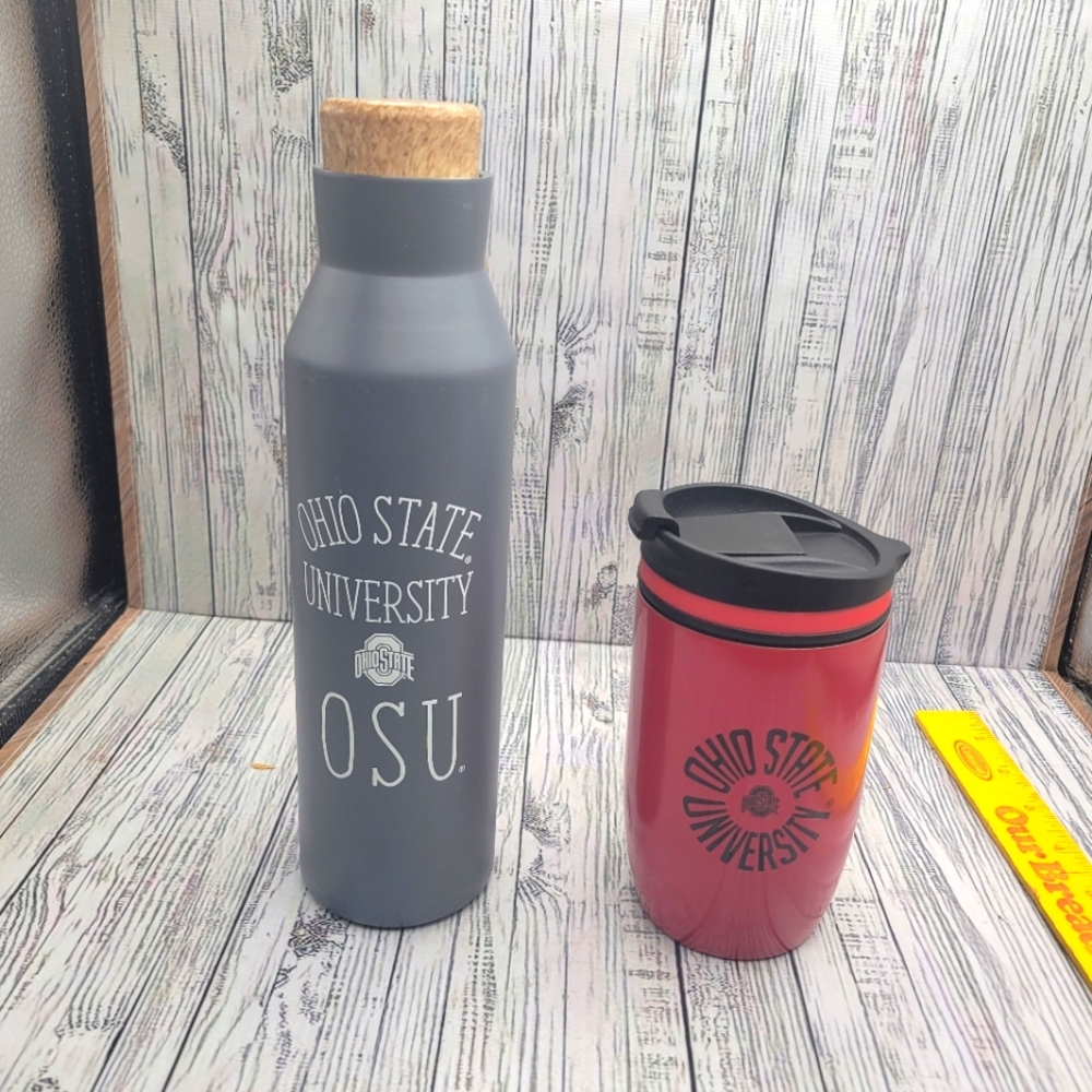 The Ohio St University- lot of 2 new tumblers